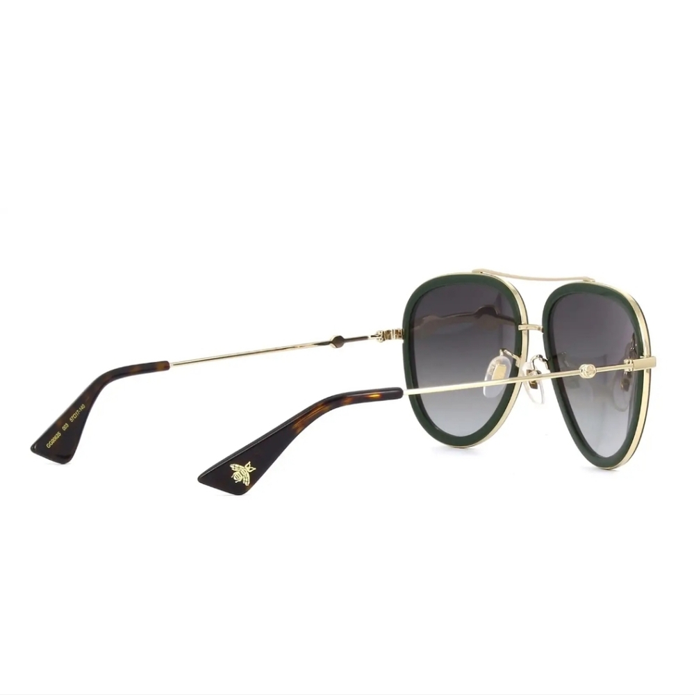 NEW GUCCI GG0062S 003 GREEN RED UNISEX SUNGLASSES GG0062S - Picture 5 of 9